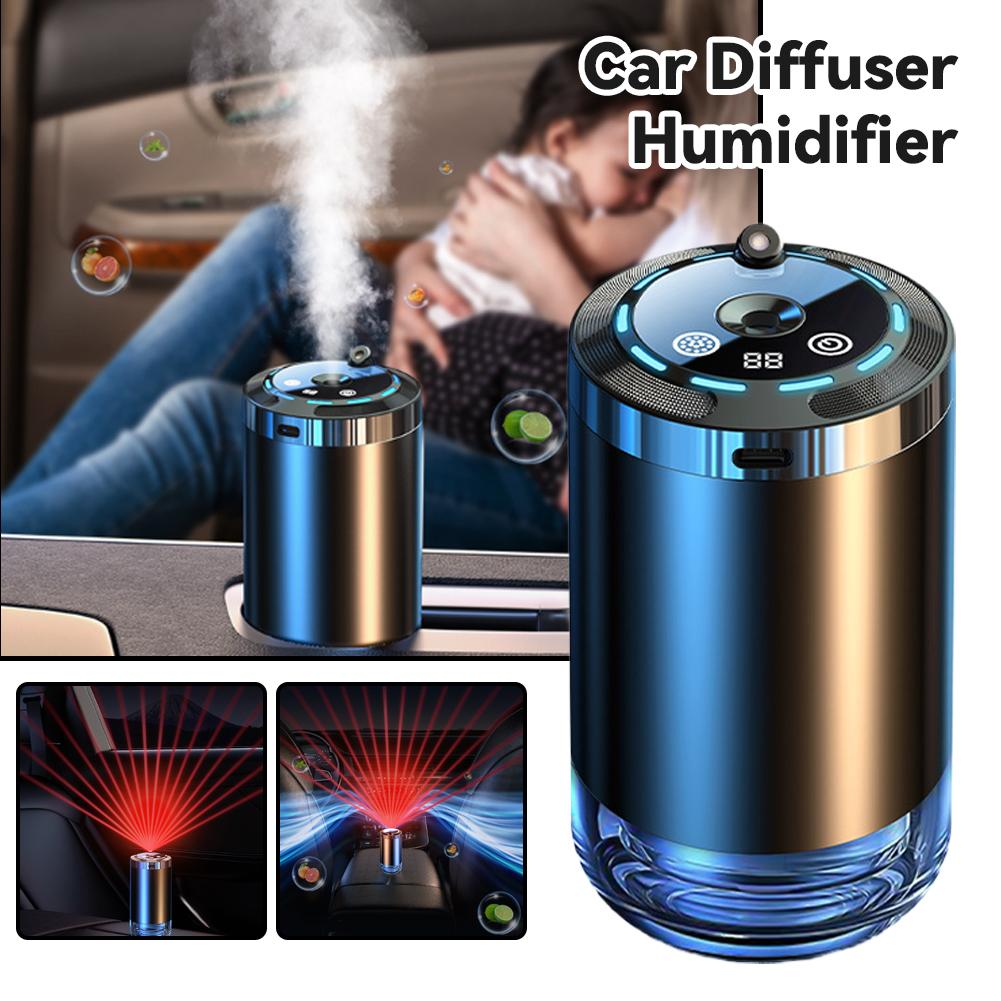 Car Air Freshener Vent - เครื่องกระจายกลิ่นหอมในรถยนต์แบบไฟฟ้า เครื่องเพิ่มความชื้นในอากาศ กำจัดกลิ่นไม่พึงประสงค์ สำหรับรถยนต์ บ้าน และสำนักงาน