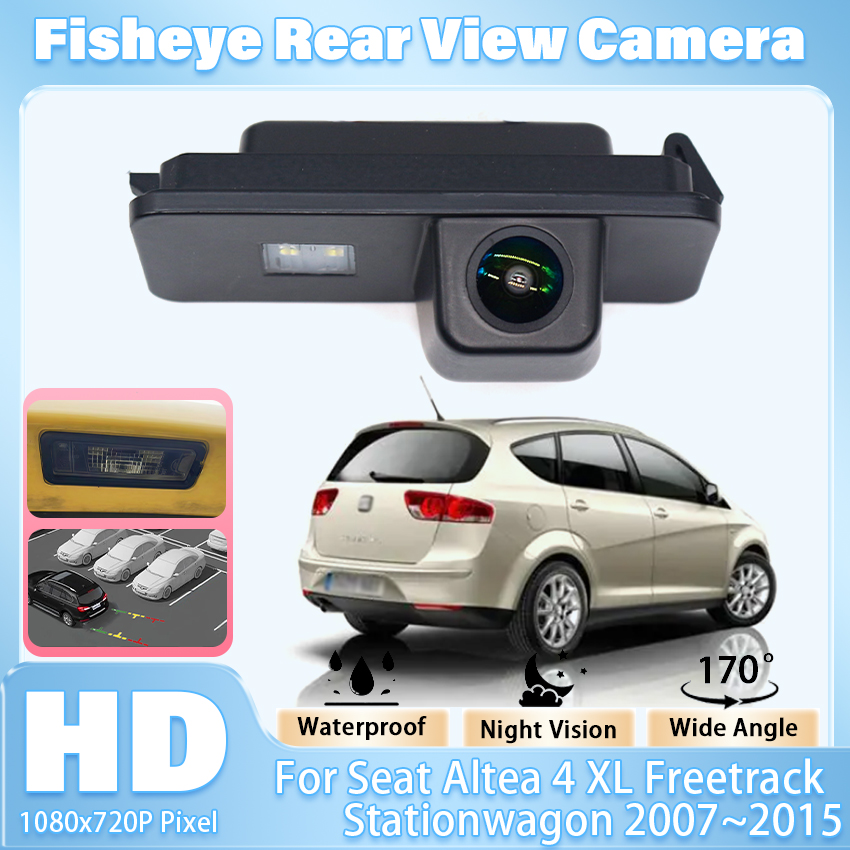 Car Accessories Xl - กล้องวงจรปิดความละเอียดสูง HD CCD 170 ° กล้องมองหลังแบบตาปลา