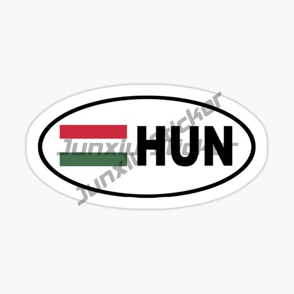สติกเกอร์รูปวงรีธงชาติฮังการี  - Car Accessories Logo บทวิจารณ์และราคา
