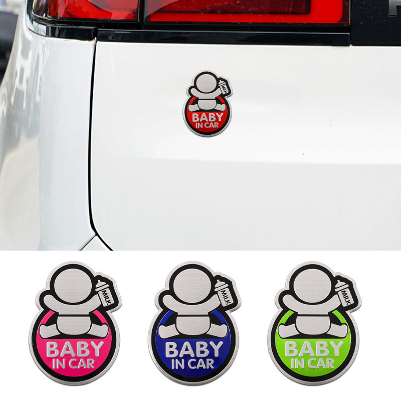 สติ๊กเกอร์เตือนในรถยนต์ อลูมิเ - Car Accessories For Baby บทวิจารณ์และราคา