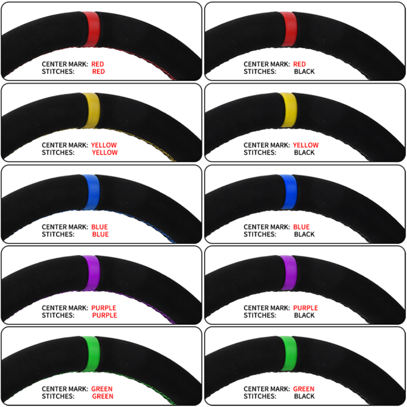 พวงมาลัยรถแข่งแบบหนังกลับ รองร - Car Accessories Logo บทวิจารณ์และราคา