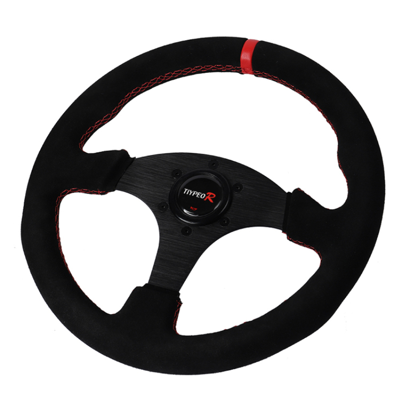 พวงมาลัยรถแข่งแบบหนังกลับ รองร - Car Accessories Logo บทวิจารณ์และราคา