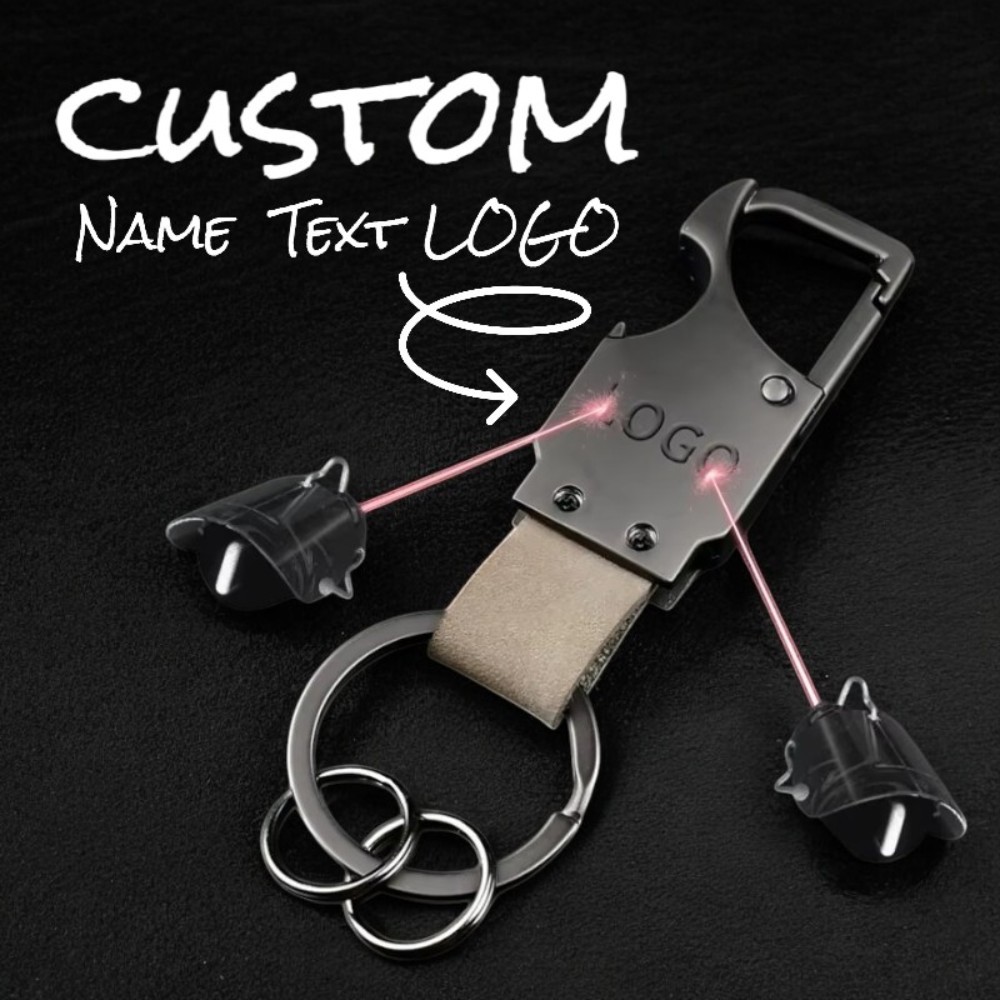 พวงกุญแจหนังสลักชื่อโลโก้ตามสั - Car Accessories Logo บทวิจารณ์และราคา