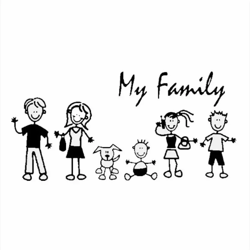 สติกเกอร์รถ Family Stick รูปเด - Car Accessories For Baby บทวิจารณ์และราคา
